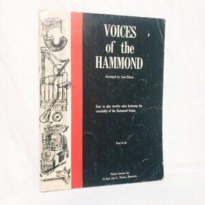 Voices of the Hammond Organs Sheet Music Book Sam Ellson Pointer System